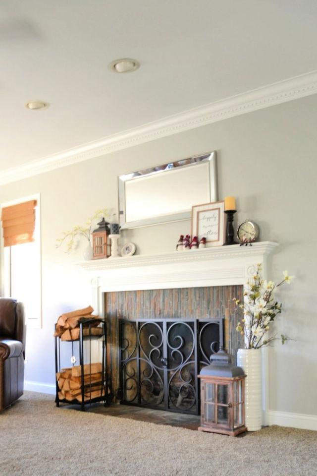 Refresh Your Fireplace On Budget