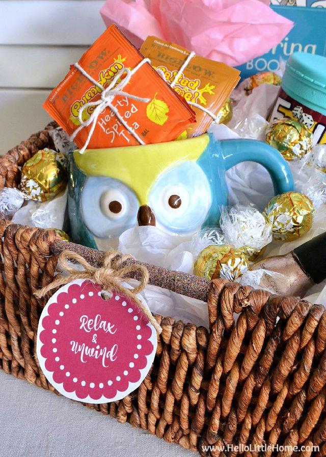 Relaxation Gift Basket