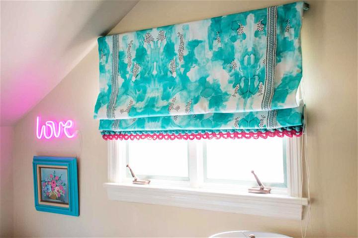Sew Roman Shades for Kids Room