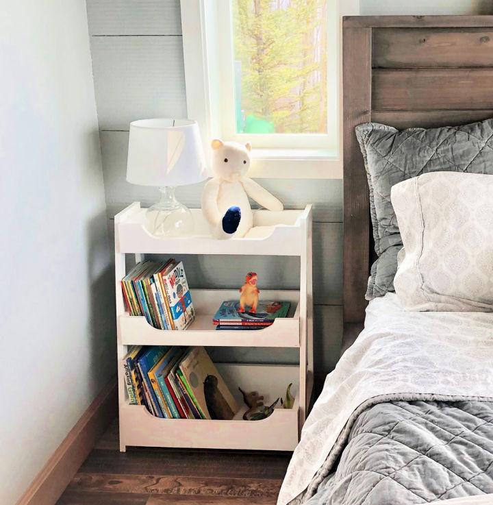 Small White Ladder Bookshelf