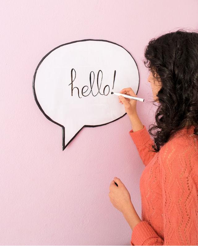 Speech Bubble Dry Erase Board