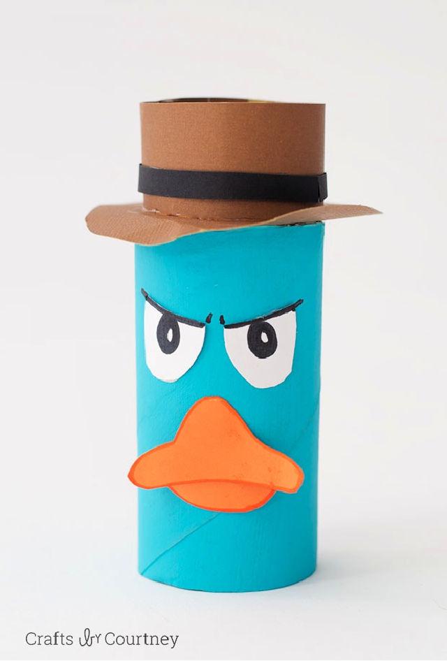 Toilet Paper Roll Perry the Platypus