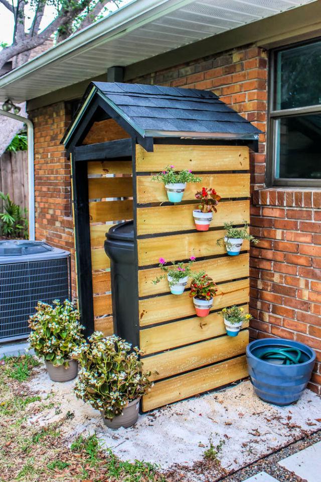 Trash Can Shed for Curb Appeal
