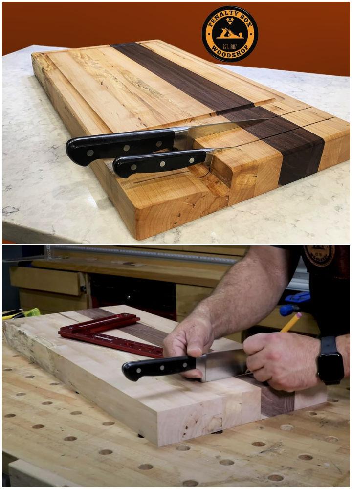 Ultimate Cutting Board with Knife Storage