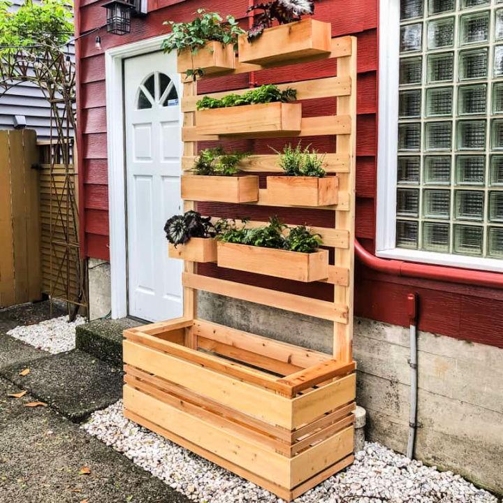 Vertical Garden Wall Planter with Plans