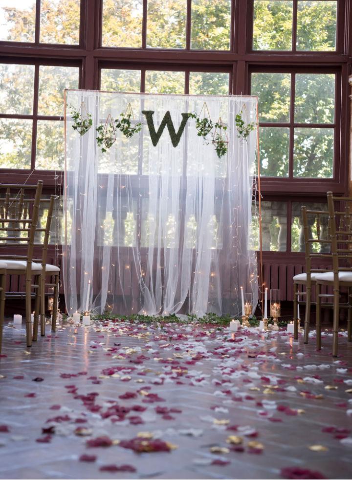 Wedding Ceremony Backdrop