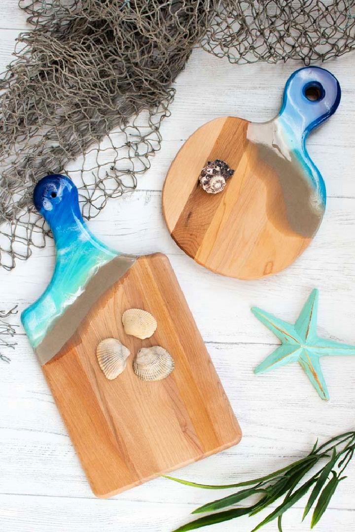 Wooden Cutting Boards with Resin