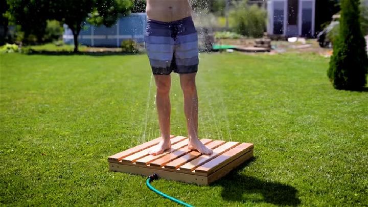 Backyard Inverted Shower Plan