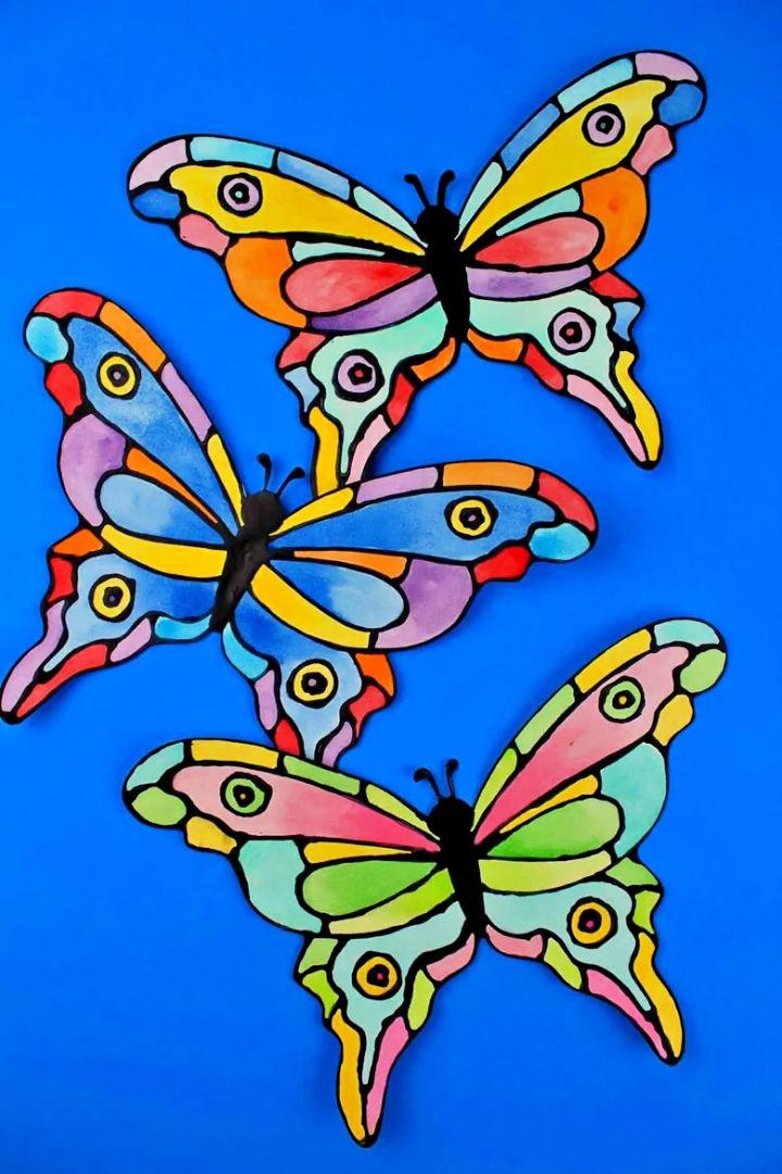 Best Faux Stained Glass Butterfly