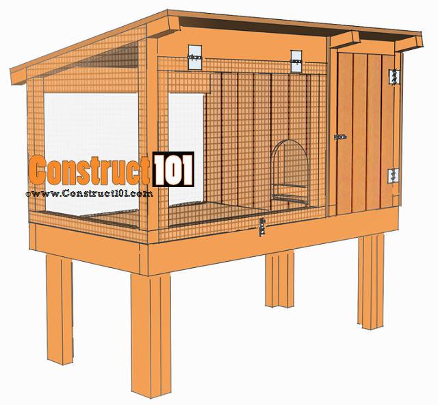 Build A Rabbit Hutch Step By Step With Pictures