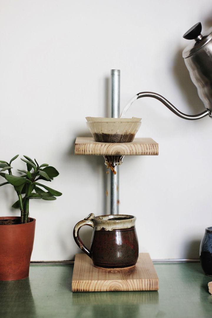 DIY Pour Over Coffee Stand