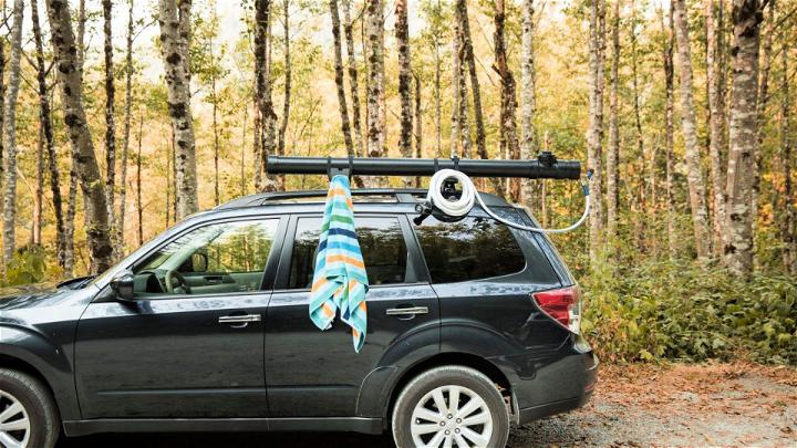 Car Top Solar Camp Shower