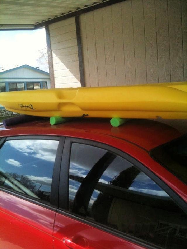 Car top Kayak Rack for Around Ten Bucks