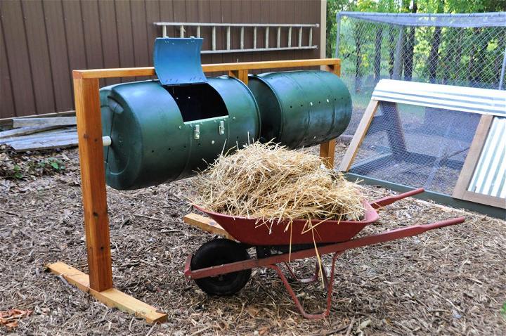 Chicken Manure Tumbling Composter