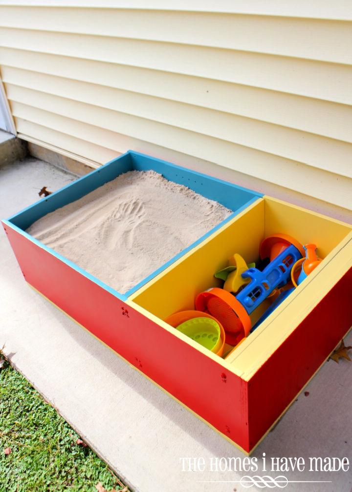 Color Block Sandbox from Bookcase