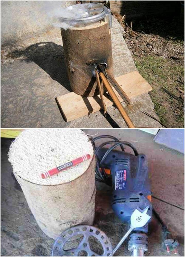 Cool DIY Rocket Stove for Free