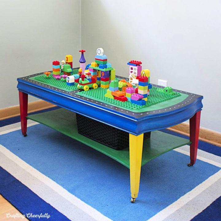 Create a Duplo Lego Table