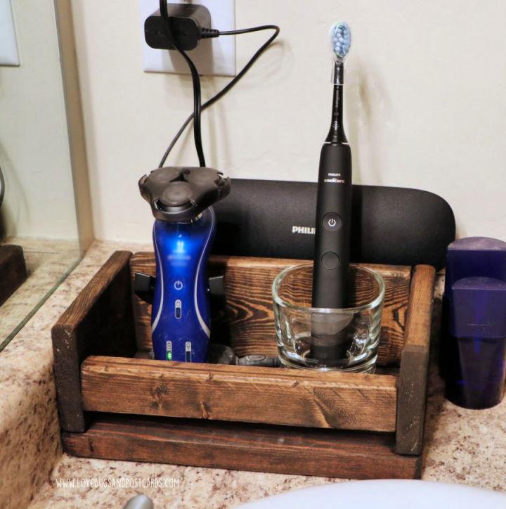 DIY Charging Station Gift for Dad