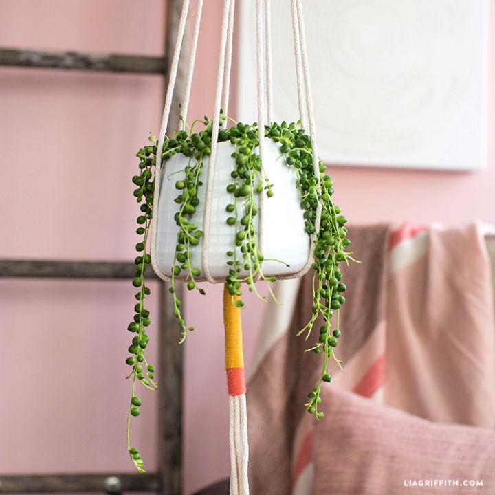 DIY Decorative Hanging Planter