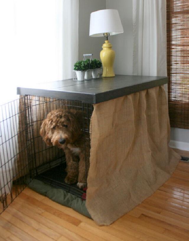 DIY Dog Kennel Table Top
