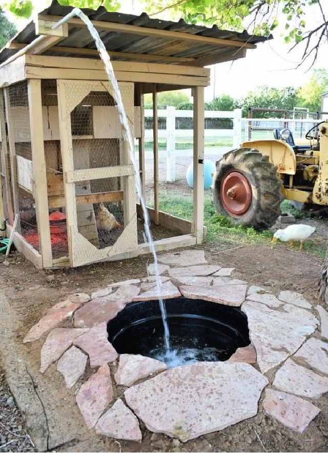 DIY Drain Duck Pond