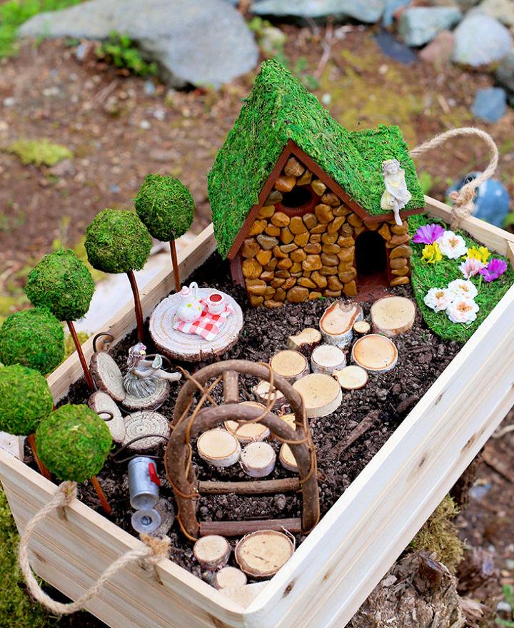 Miniature Fairy Garden Lawn Ornament Pot Craft Mountain Decor Home M9A0 