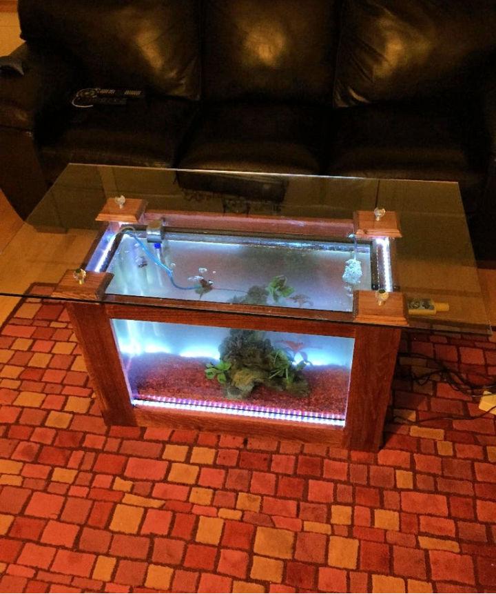 DIY Fish Tank Coffee Table