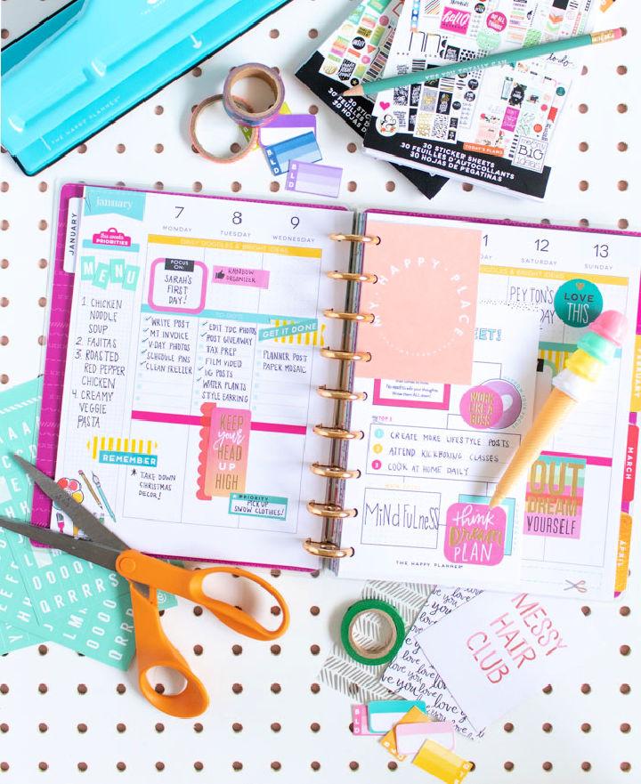 DIY New Year Planner