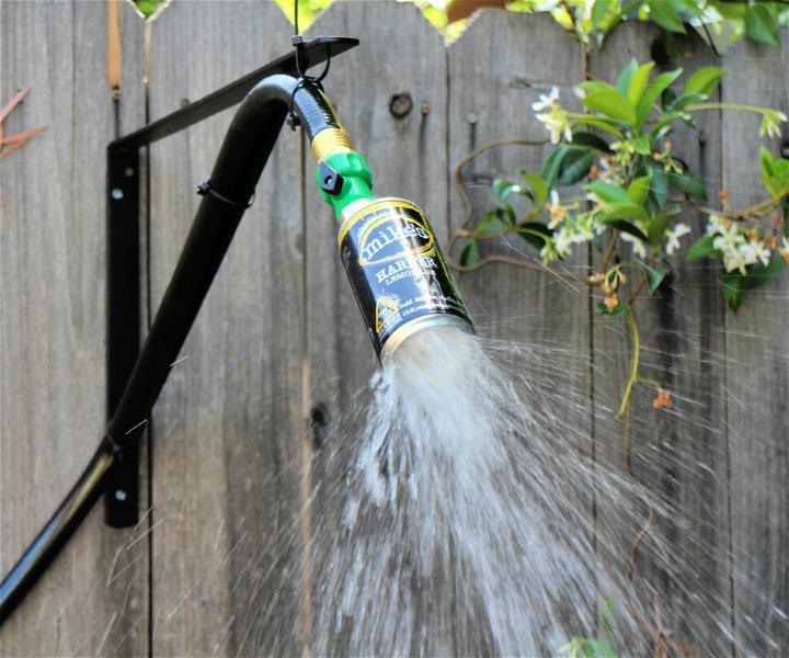 DIY Outdoor Can Shower