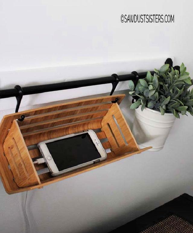 DIY Phone Charger Station Ikea Hack