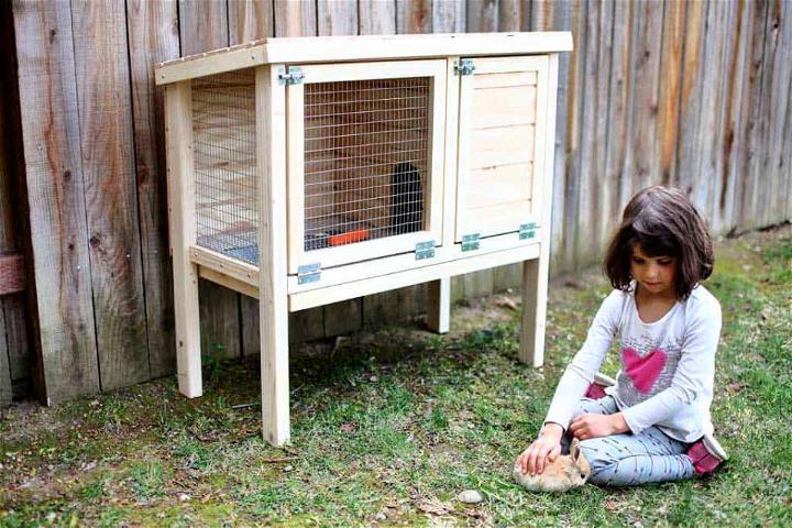 DIY Rabbit Hutch for Indoor and Outdoor