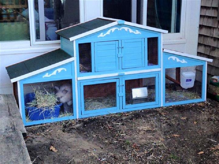 DIY Raised Base For A Rabbit Hutch