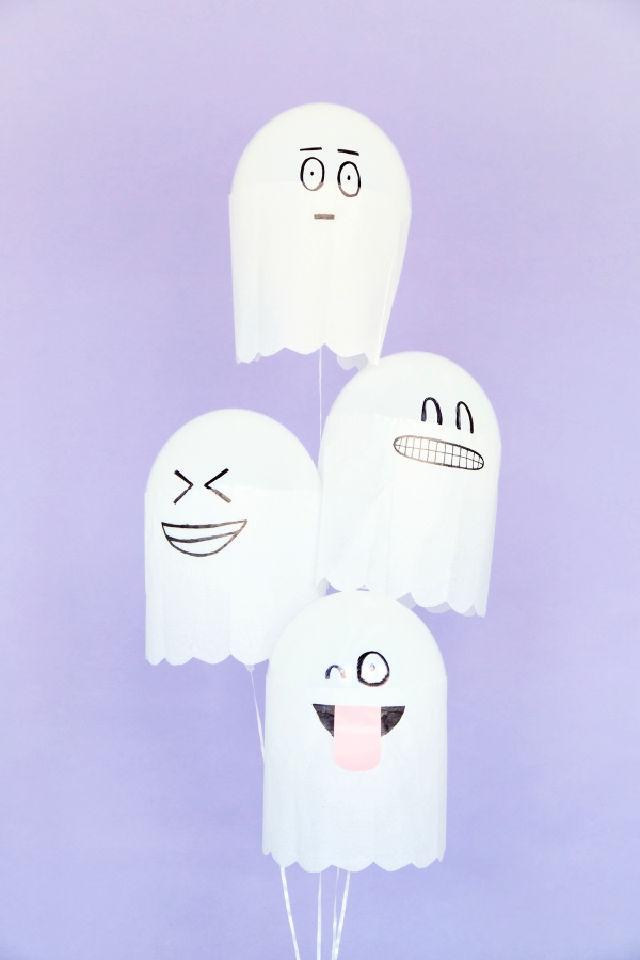 DIY Silly Ghost Balloons