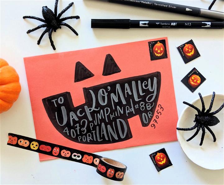 DIY Spooky Mail Art