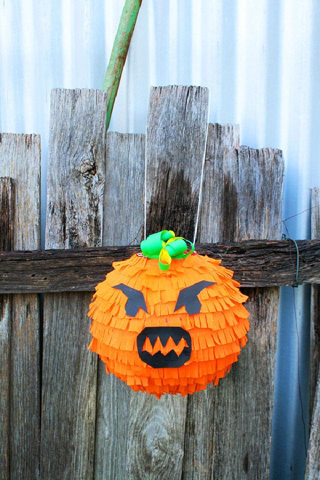 DIY Spooky Pumpkin Pinata