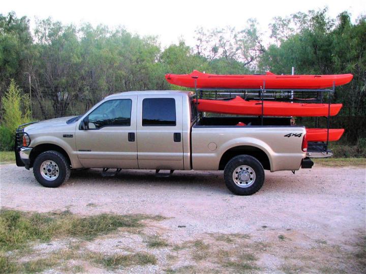 DIY Truck Kayak Rack