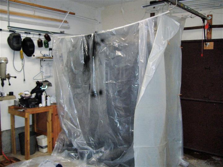 Easy to Make Garage Paint Booth