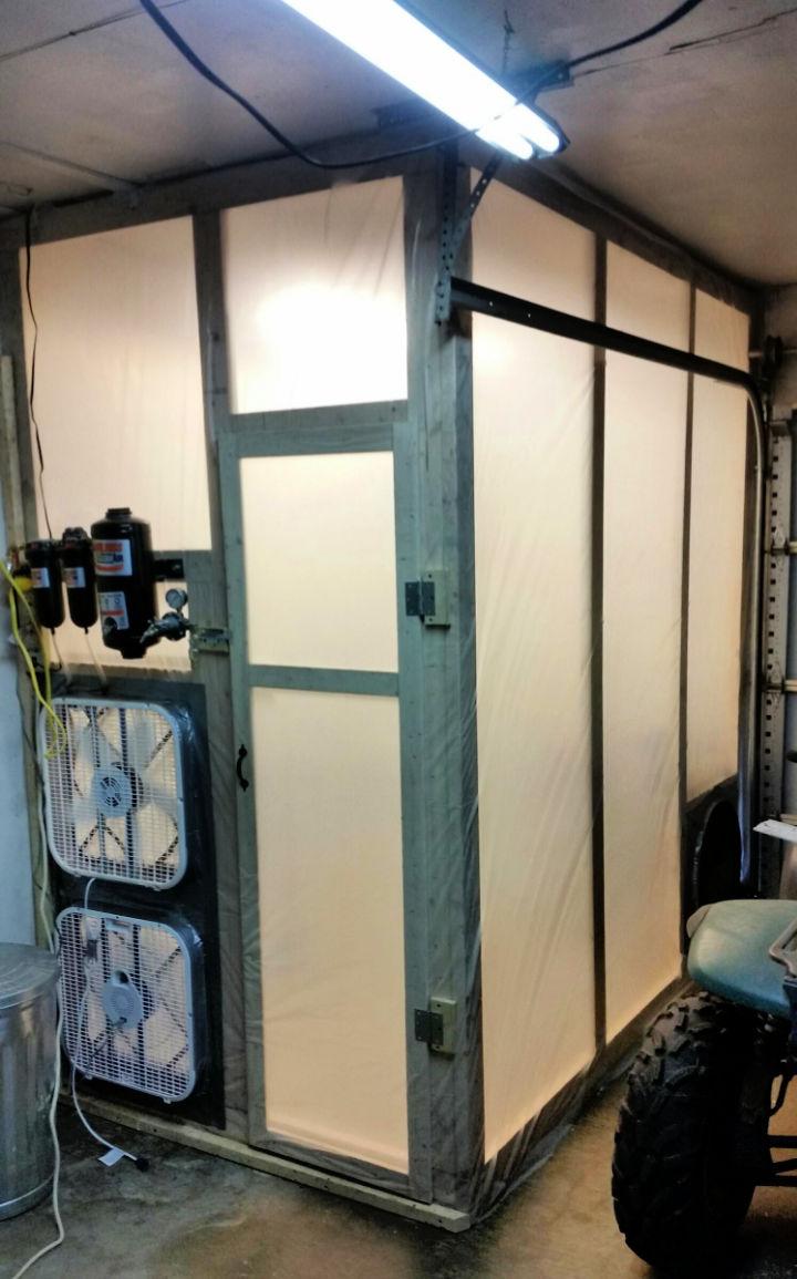 Garage Size Paint Booth