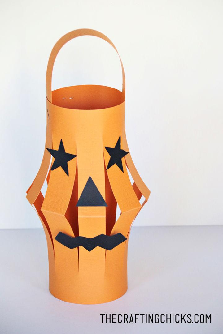 Halloween Paper Lanterns Kid Craft