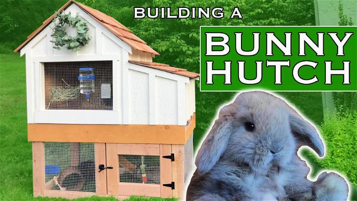 Handmade Rabbit Hutch For Bunnies