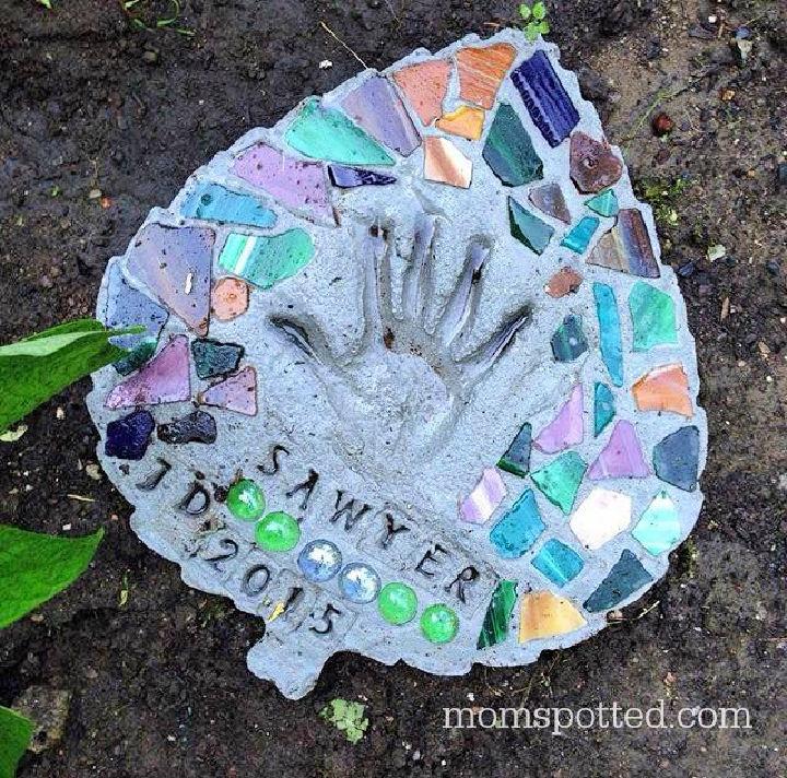 Handprint Garden Stepping Stone