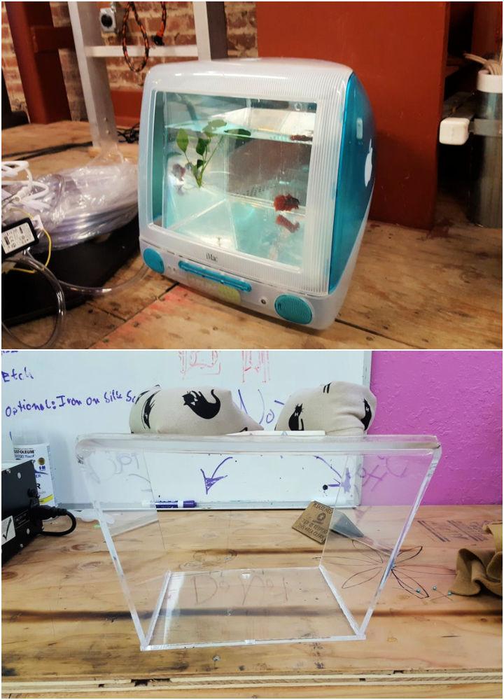 Homemade IMac Fish Tank