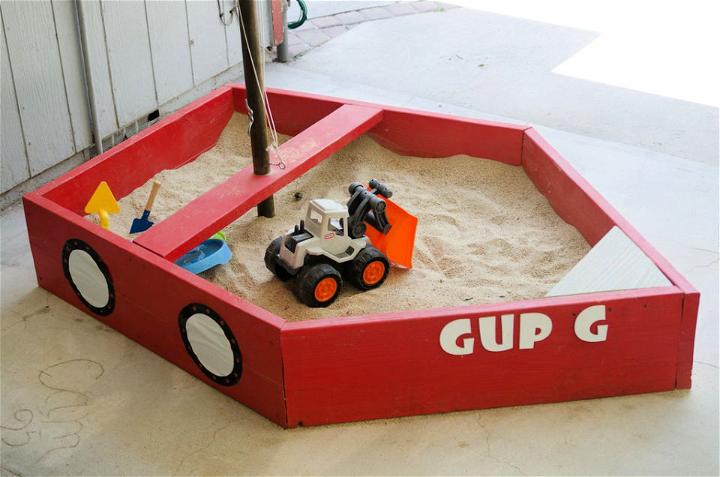 Homemade Pirate Ship Sandbox for Under $50