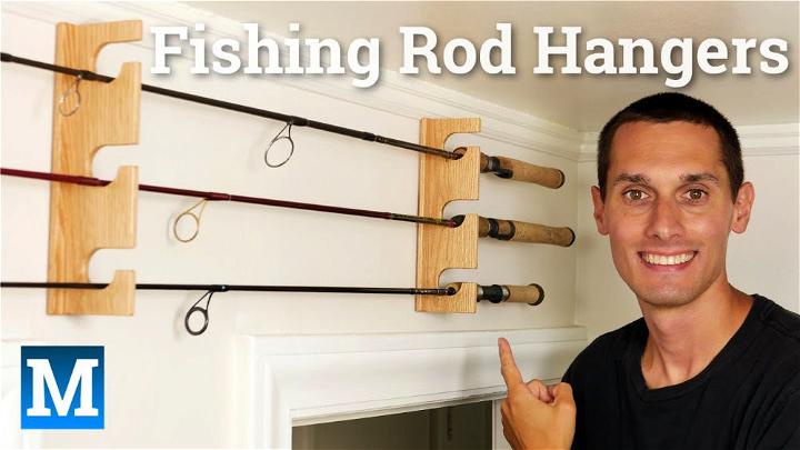 Horizontal Fishing Rod Hangers Holder