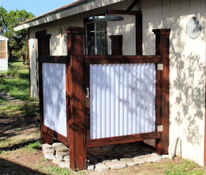 How to Build an Outdoor Shower