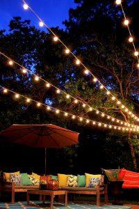 30 Outdoor String Light Ideas for Backyard and Patio - Blitsy