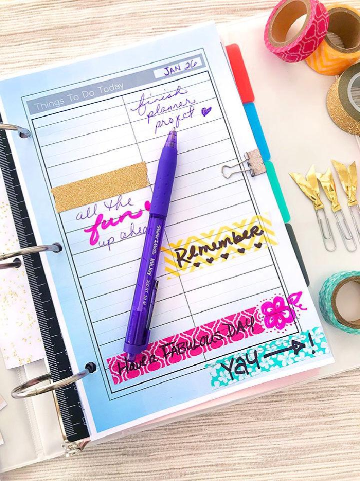 How to Make a Mini Planner