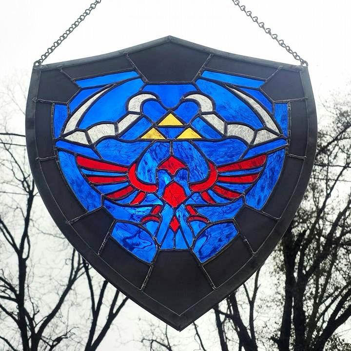 Hylian Stained Glass Shield