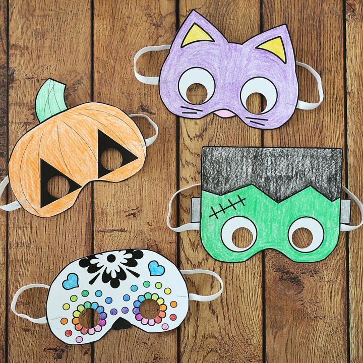 Inexpensive Printable Halloween Masks