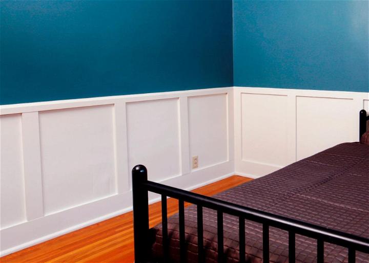 Install Recessed panel Wainscoting